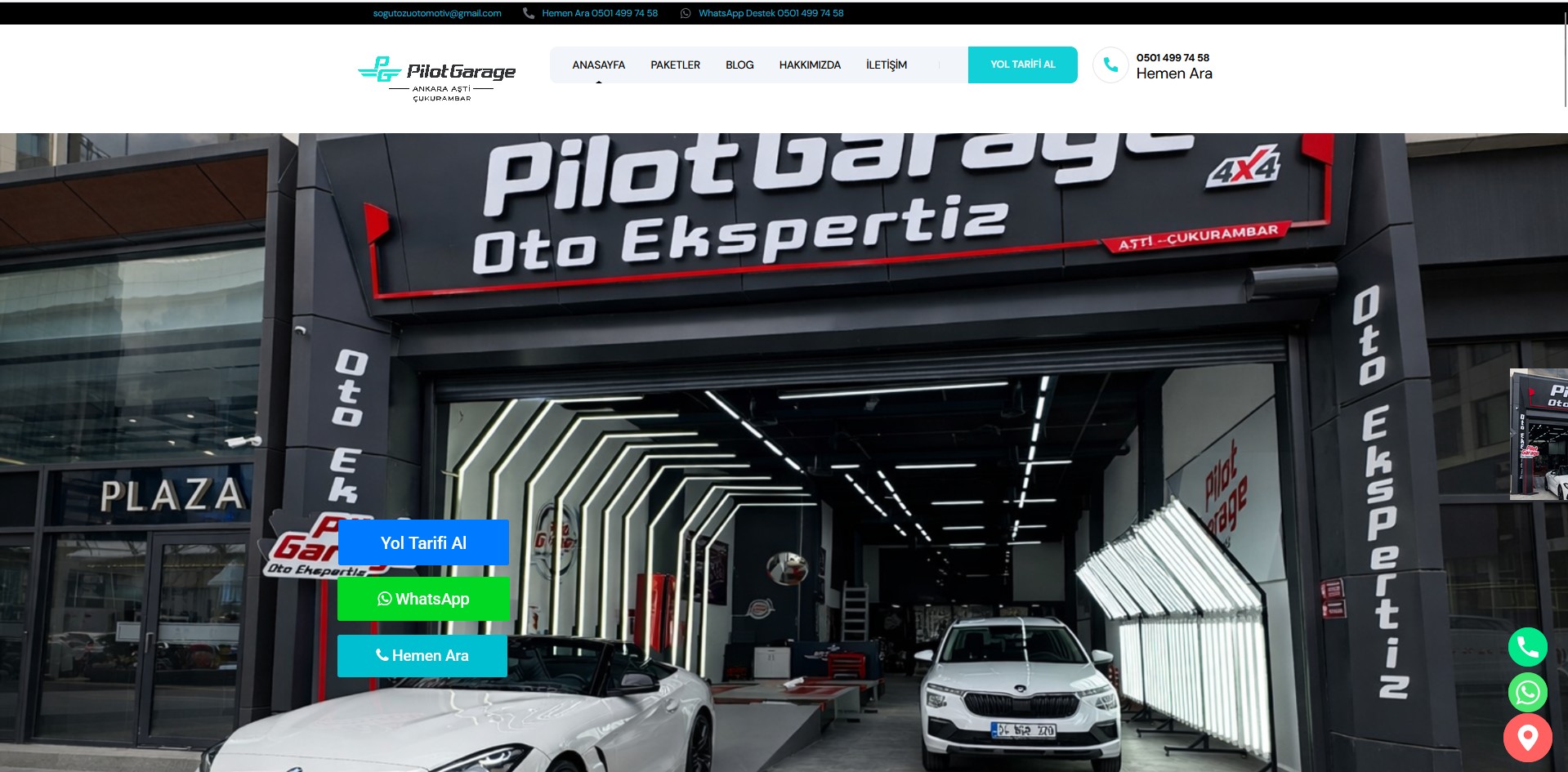 Pilot Garage Çankaya AŞTİ Şubesi